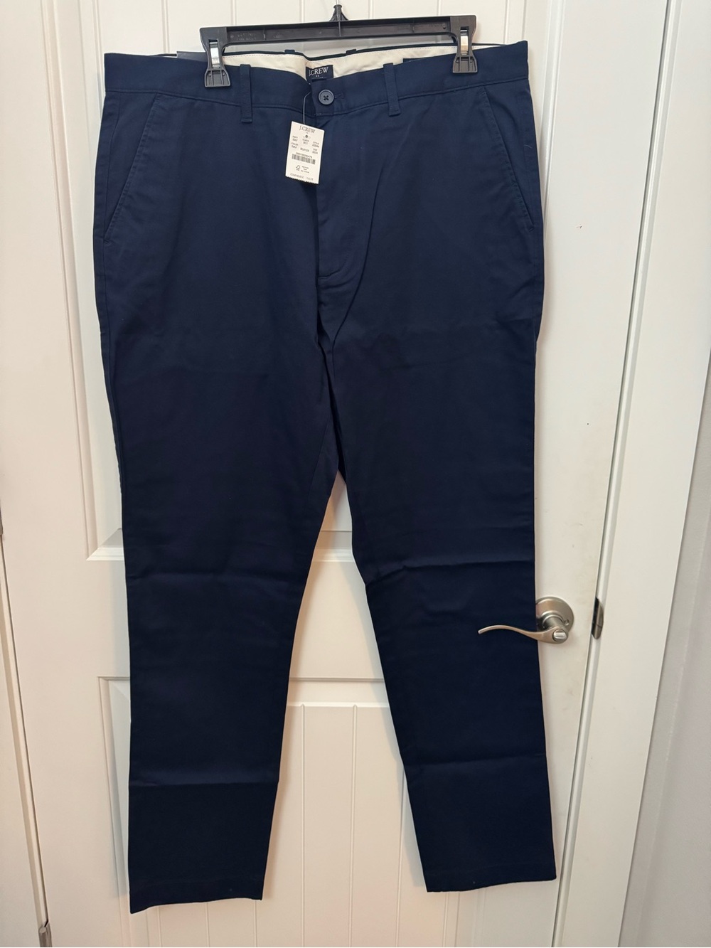 NWT J.Crew Flex Athletic Slim Chino Pants Navy 36x34 Stretch Men’s B